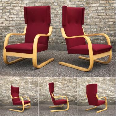 Alvar Aalto Model 401 Easy Chairs 