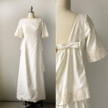 1960s Maxi Dress Emma Domb Wedding Gown S 