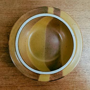Vintage Fabrik Golden Agate Pass | Rimmed Soup Bowl(s) | Jim McBride | Seattle Pottery 