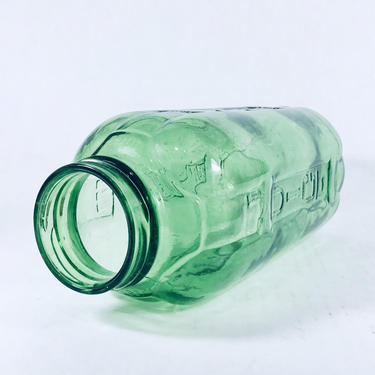 Vintage Green Glass Water Bottle | Green Glass Refrigerator Bottle | Green Glass Juice Bottle | Green Glass Bottle 1 Liter Bottle 