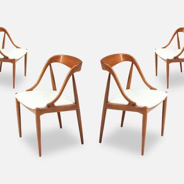 Johannes Andersen Teak Dining Chairs for Moreddi