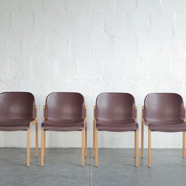 Stackable Bentwood + Plastic Thonet Chairs