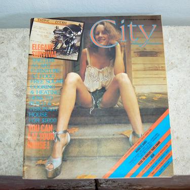 Vtg Magazine San Francisco Summer in the City 1975 Titled &amp;quot;City&amp;quot; October 28 1975 Softcover ~ Empowered In Her Skin Young Woman ~ Sexy &amp; Free 