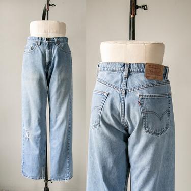 1990s Levi's 565 Jeans Denim High Waist 33&quot; x 33&quot; 
