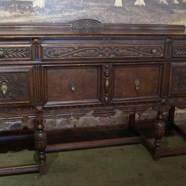 6 Drawer Ornate Carved Buffet