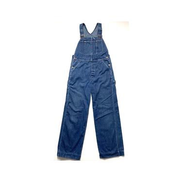 Vintage 1970s BIG MAC Denim Overalls ~ size S ~ Work Wear ~ Bib / Bibs 
