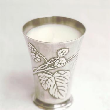 Christofle Silverplate Cup Scented Candle in Fruit Garden