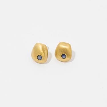 Bune Earrings in Brass