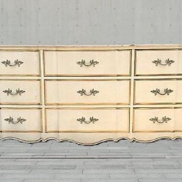 Vintage Dixie French Provincial Dresser |Triple Dresser | Choose Your Finish | White French Country Dresser | Storage Cabinet | Shabby Chic 