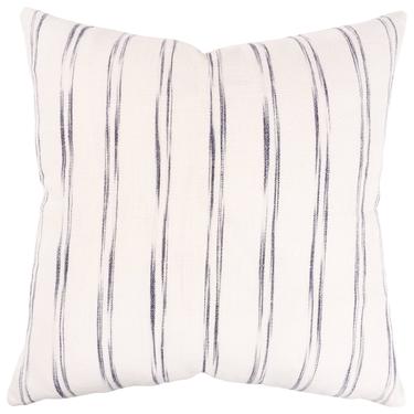 Waterbrush Stripe Pillow Gray