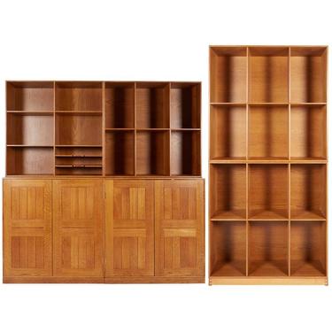Rare Modular Bookcase and Cabinets by Mogens Koch