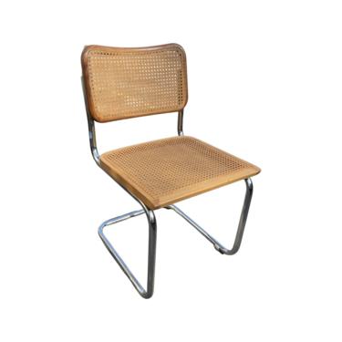 Single Cane and Wood Cesca Style Chair