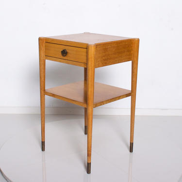 Mid Century Modern Paul Frankl by Brown Saltman, Side Table End Table in Mahogany 