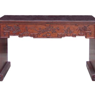 Chinese Relief Dimensional Carving Console Altar Table cs1510E 