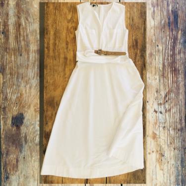 Lafayette 148 White Dress