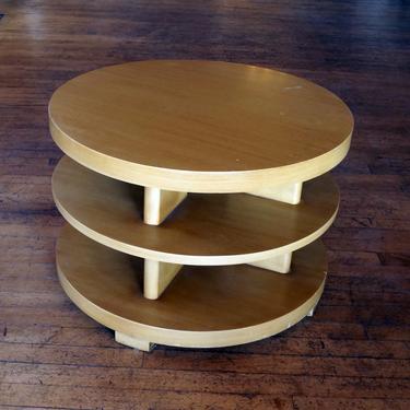 Three Tiered Circle End Table