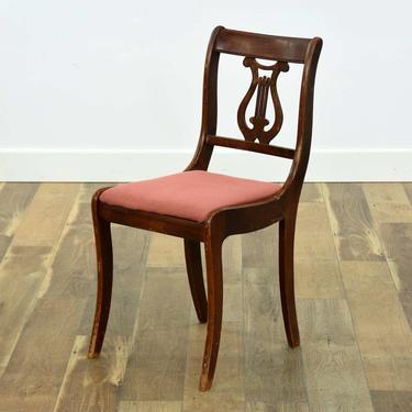 Empire Revival Lyre Back Accent Chair