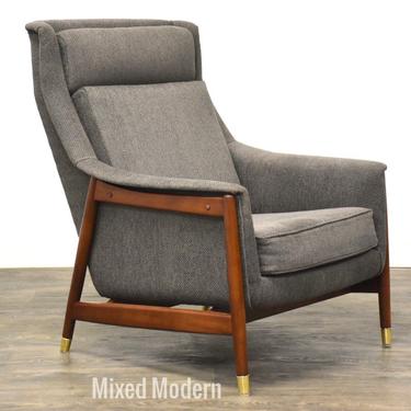 Folke Ohlsson style Grey Lounge Chair 