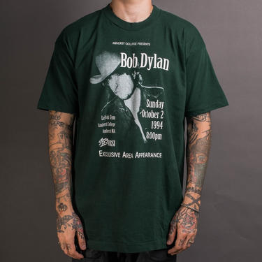 Vintage 1994 Bob Dylan Amherst Flyer T-Shirt 