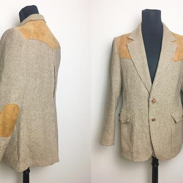 Vintage 1970s Mens Pendleton Buckskin and Wool Jacket | Vintage Pendleton | Buckskin leather, Wool |  Southwestern, Western | Mens Large by Mo