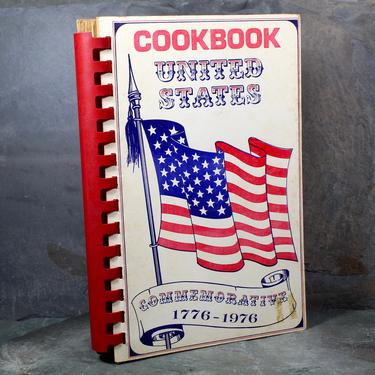 United States Cookbook - Bicentennial Commemorative Cookbook, 1776-1976, Washington DC Recipes | FREE SHIPPING 