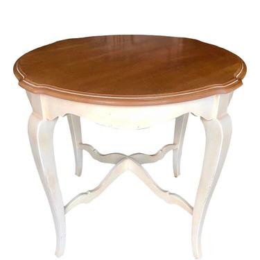 Ethan Allen Country French Accent Side Table 