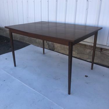 Mid century walnut dining table by Stanley