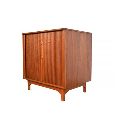 Walnut Stereo Cabinet Milo Baughman for Glenn of California Mid Century Modern 
