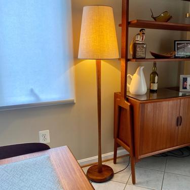 Vintage Teak Floor Lamp by Laurel Lamp Company 1960’s 