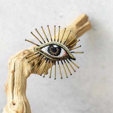 Embroidered Mystic Eye Pin
