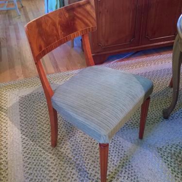 #SwedishArtDeco chairs set 4 $500 @vintage_furniture_at_klaradal #artdecofurniture #SwedishAntiques #Swedishinteriors