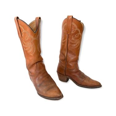 Vintage Women's FRYE Cowboy Boots ~ size 5 B ~ Western ~ Rockabilly ~ Made in USA 