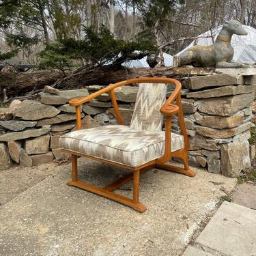 Vintage Adrian Pearsall Style Chinese Chair Armchair Lounge Mid-Century 