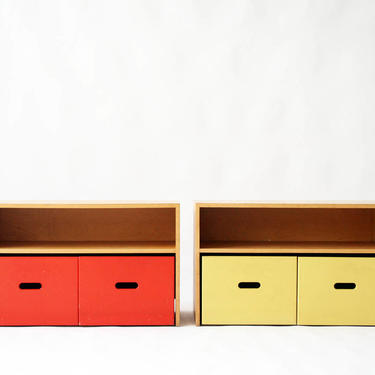 Pair of Artek Cabinets by Alvar Aalto for Paul Rand House