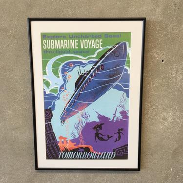 Vintage Submarine Voyage Disneyland Attraction Poster/ Art Print