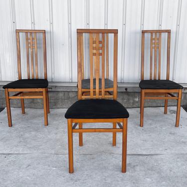 Vintage Modern Dining Chairs- Set of Four 