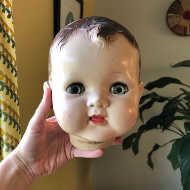 1940s/50s Creepy Baby Doll Head 