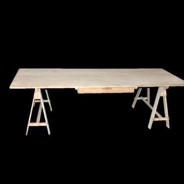 Large Pine Drafting Table