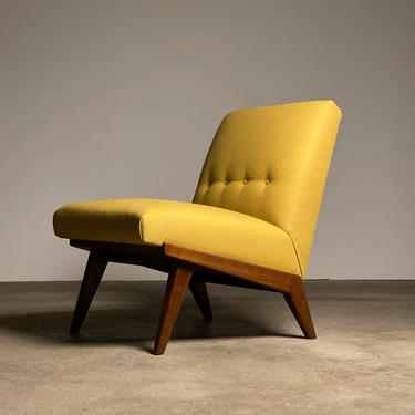 Jens Risom ‘Wedge” Slipper Lounge Chair by Knoll 