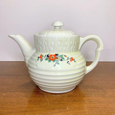 Vintage Hall China Impatiens Lotus Dripolator Coffee Pot Teapot 