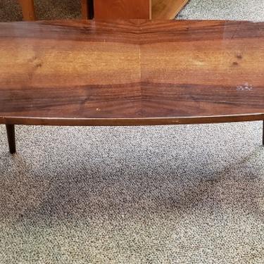 Item #R52 Mid Century Lacquered Walnut Coffee Table c.1960