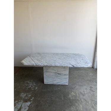 1980s Italian Marble Dining Table 