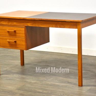 Danish Modern Teak Drafting Table Desk 