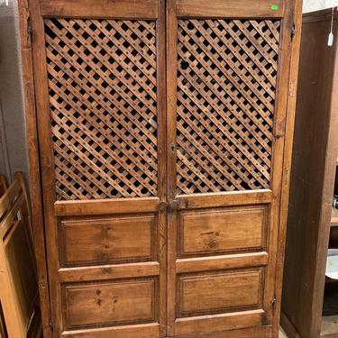 Antique Spanish colonial pine Cupboard. 42.5” x 15” x 66” 
