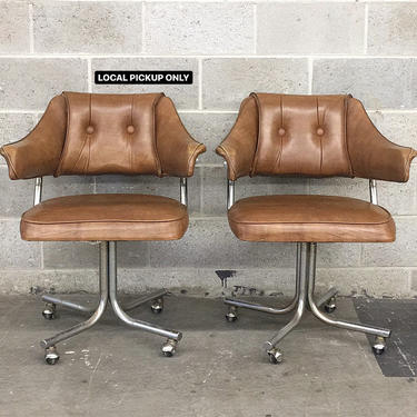 LOCAL PICKUP ONLY ———— Vintage Daystrom Chairs ———— 2 Sets of 2 Available 