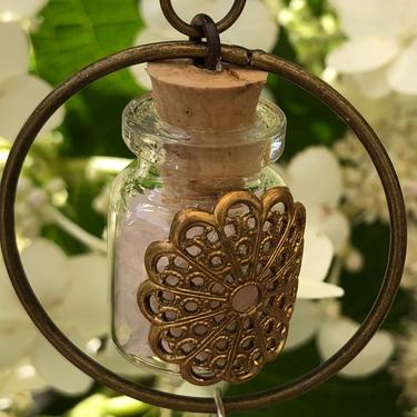 Handmade Love and Harmony Rose Quartz Pendant