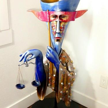 LARGE 44" SERGIO BUSTAMANTE 32/50 ART SCULPTURE STATUE Bust SURREALISM Abstract