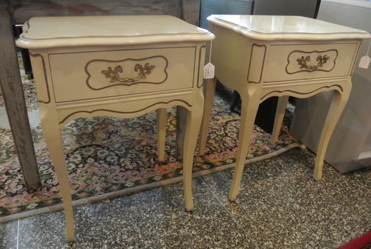Faux French nightstands. $110/each. Miss Pixies