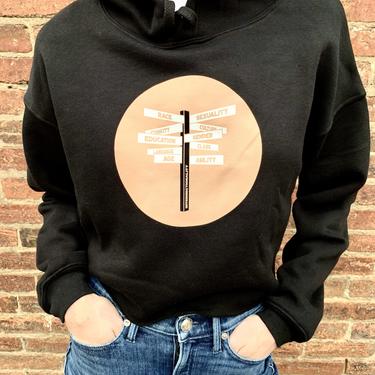 Intersectional Cropped Hoodie