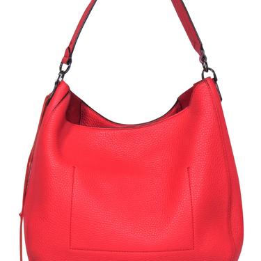 Rebecca Minkoff - Red Pebbled Leather Large Shoulder Bag
